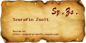Szerafin Zsolt névjegykártya